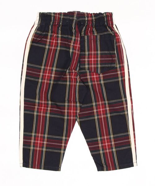 ギャバチェック ライン イージー パンツ