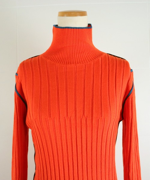 AULA AILA（アウラアイラ）の「カラーリブニット（ニット