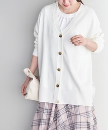 ROPE' PICNIC | 【WEB限定カラー:モカ,ブルー】アンチピリングVあきニットカーディガン(カーディガン/ボレロ)