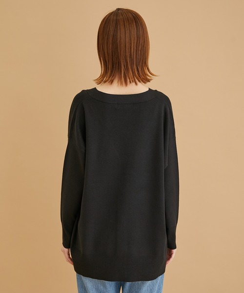 ROPE' PICNIC(ロペピクニック)の「【WEB限定カラー:モカ,ブルー】アンチピリングVあきニットカーディガン(カーディガン/ボレロ・レディース・イエロー系その他3/ブラック/パープル/ブルー/グレー系その他/キナリ・38)」の15枚目の写真