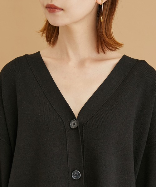 ROPE' PICNIC(ロペピクニック)の「【WEB限定カラー:モカ,ブルー】アンチピリングVあきニットカーディガン(カーディガン/ボレロ・レディース・イエロー系その他3/ブラック/パープル/ブルー/グレー系その他/キナリ・38)」の19枚目の写真