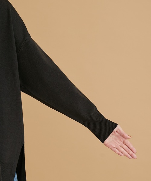 ROPE' PICNIC(ロペピクニック)の「【WEB限定カラー:モカ,ブルー】アンチピリングVあきニットカーディガン(カーディガン/ボレロ・レディース・イエロー系その他3/ブラック/パープル/ブルー/グレー系その他/キナリ・38)」の7枚目の写真