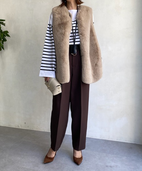 LEMINOR（ルミノール）の「【Le minor/ルミノア】 MAXIMUM T（Tシャツ/カットソー・レディース・サーモンピンク/ブラック・1）」の13枚目の写真