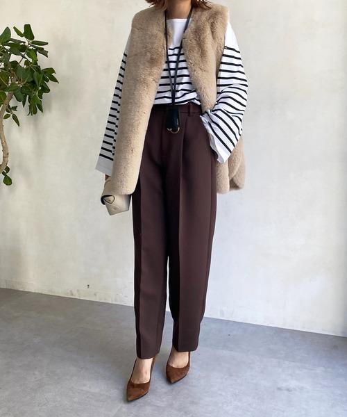 LEMINOR（ルミノール）の「【Le minor/ルミノア】 MAXIMUM T（Tシャツ/カットソー・レディース・サーモンピンク/ブラック・1）」の16枚目の写真