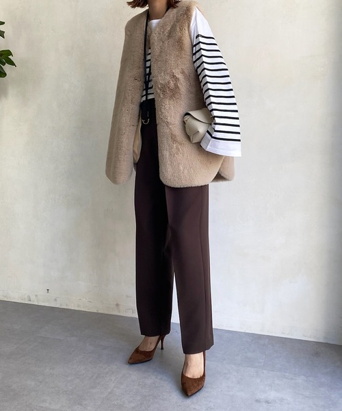 LEMINOR（ルミノール）の「【Le minor/ルミノア】 MAXIMUM T（Tシャツ/カットソー・レディース・サーモンピンク/ブラック・1）」の17枚目の写真