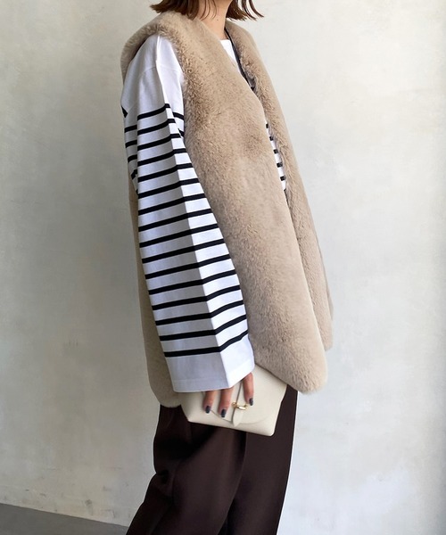 LEMINOR（ルミノール）の「【Le minor/ルミノア】 MAXIMUM T（Tシャツ/カットソー・レディース・サーモンピンク/ブラック・1）」の18枚目の写真