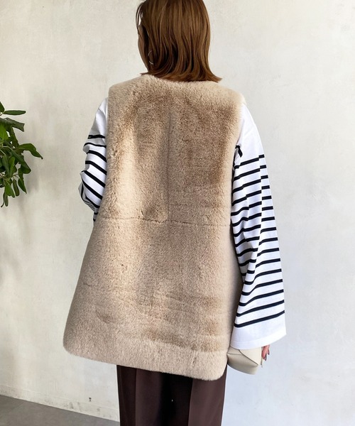 LEMINOR（ルミノール）の「【Le minor/ルミノア】 MAXIMUM T（Tシャツ/カットソー・レディース・サーモンピンク/ブラック・1）」の20枚目の写真