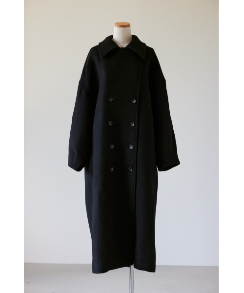 STYLEMIXER(スタイルミキサー)の「ウールダブルロングコート(その他アウター・レディース・ブラック/ライトベージュ・SMALL/MEDIUM)」の21枚目の写真