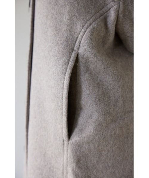STYLEMIXER(スタイルミキサー)の「ウールダブルロングコート(その他アウター・レディース・ブラック/ライトベージュ・SMALL/MEDIUM)」の14枚目の写真