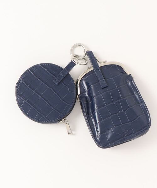 TINA：JOJUN（ティーナジョジュン）の「クロコ柄 カスタムポーチ TINA：JOJUN（ポーチ・レディース・ダークブルー/ダークブラウン・F）」の7枚目の写真
