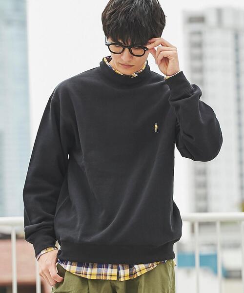 美品★エイジシュート★モックネック★スウェット★裏起毛★ブラック★L 7500022F0067_l1_a024.jpg