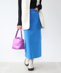 バックスリットリブナロースカート　　　＠