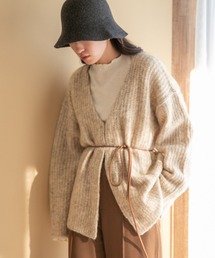 LOWRYS FARM | メランジカーデロングスリーブ　168408(ニット/セーター)