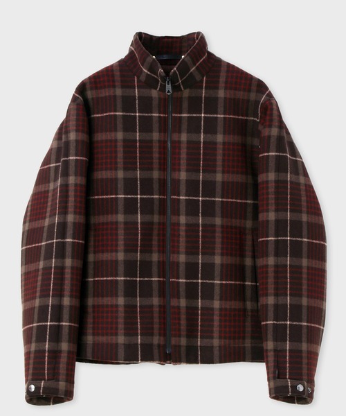 [美品] ポールスミスPaul Smith レディース　チェックブレザー Paul Smith（ポールスミス）の「ダブルフェイス スタンドカラー