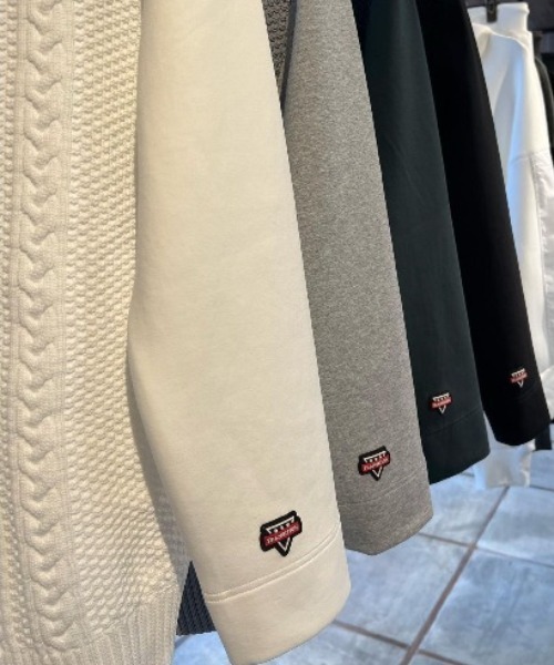 CUSTOM CULTURE(カスタムカルチャー)の「【CUSTOM CULTURE】 ダンボールニット×7GGニット コンビ クルーネック トレーナー(Tシャツ/カットソー・メンズ・ホワイト系1/ブラック/トップグレー/グリーン・2/3)」の17枚目の写真