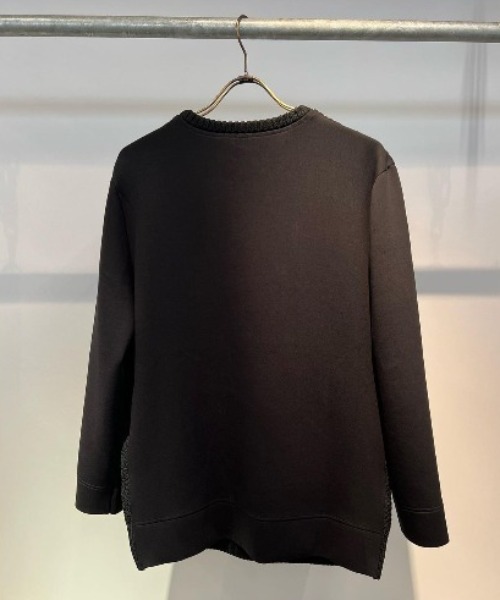 CUSTOM CULTURE(カスタムカルチャー)の「【CUSTOM CULTURE】 ダンボールニット×7GGニット コンビ クルーネック トレーナー(Tシャツ/カットソー・メンズ・ホワイト系1/ブラック/トップグレー/グリーン・2/3)」の19枚目の写真