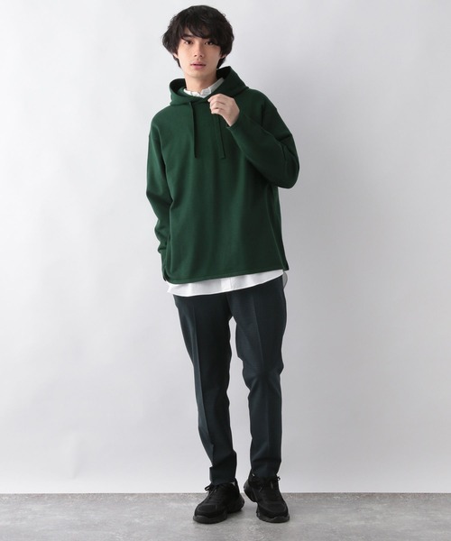 GLOBAL WORK（グローバルワーク）の「ヤミツキニットパーカー/281836（パーカー・メンズ・ライトグレー/パープル系その他5/グリーン/チャコールグレー/スカイブルー・MEDIUM/LARGE/SMALL/X-LARGE）」の20枚目の写真