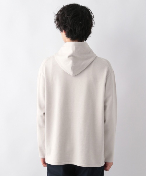 GLOBAL WORK（グローバルワーク）の「ヤミツキニットパーカー/281836（パーカー・メンズ・ライトグレー/パープル系その他5/グリーン/チャコールグレー/スカイブルー・MEDIUM/LARGE/SMALL/X-LARGE）」の8枚目の写真