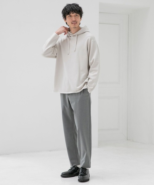 GLOBAL WORK（グローバルワーク）の「ヤミツキニットパーカー/281836（パーカー・メンズ・ライトグレー/パープル系その他5/グリーン/チャコールグレー/スカイブルー・MEDIUM/LARGE/SMALL/X-LARGE）」の21枚目の写真