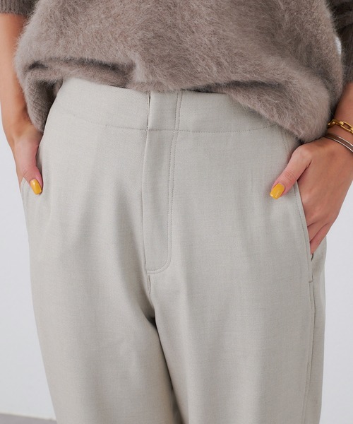 OUVRAGE CLASSE(ウヴラージュクラス)の「裾ゴムイージーPT(その他パンツ・レディース・グレイッシュベージュ/ホワイト・FREE)」の9枚目の写真