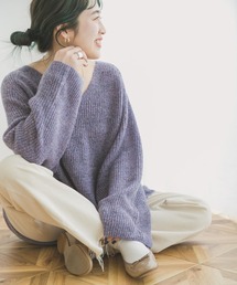 ITEMS URBANRESEARCH | 『一部WEB限定カラー』Vネックルーズニット(ニット/セーター)
