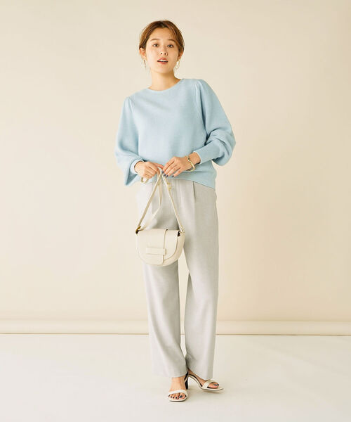 ラメガータープルオーバーニット