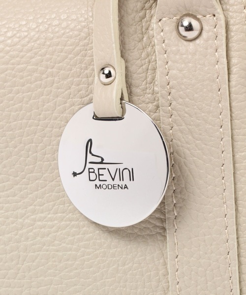 BEVINI(べヴィニ)の「BEVINI / スクエアショルダーBAG(ショルダーバッグ・レディース・サンドグレー/サックスブルー・FREE)」の11枚目の写真
