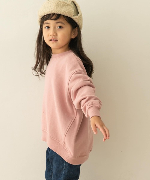URBAN RESEARCH DOORS(アーバンリサーチドアーズ)の「『親子リンク』『UR TECH』裏毛スウェット(KIDS)(スウェット・キッズ・ピンク/ライトブルー・105/120/135)」の3枚目の写真