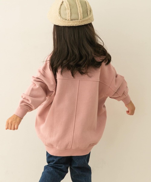 URBAN RESEARCH DOORS(アーバンリサーチドアーズ)の「『親子リンク』『UR TECH』裏毛スウェット(KIDS)(スウェット・キッズ・ピンク/ライトブルー・105/120/135)」の4枚目の写真