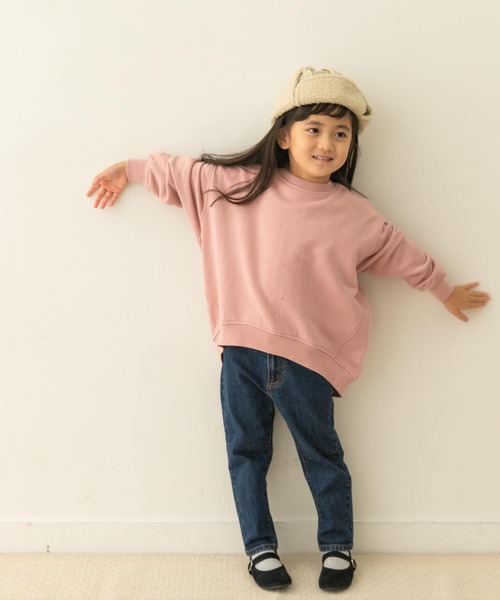 URBAN RESEARCH DOORS(アーバンリサーチドアーズ)の「『親子リンク』『UR TECH』裏毛スウェット(KIDS)(スウェット・キッズ・ピンク/ライトブルー・105/120/135)」の6枚目の写真