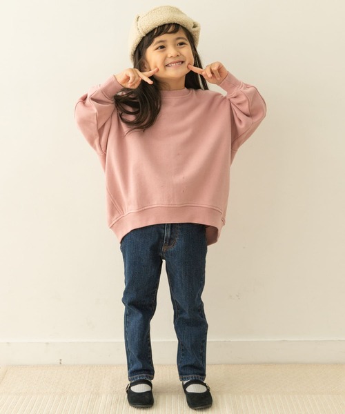 URBAN RESEARCH DOORS(アーバンリサーチドアーズ)の「『親子リンク』『UR TECH』裏毛スウェット(KIDS)(スウェット・キッズ・ピンク/ライトブルー・105/120/135)」の8枚目の写真