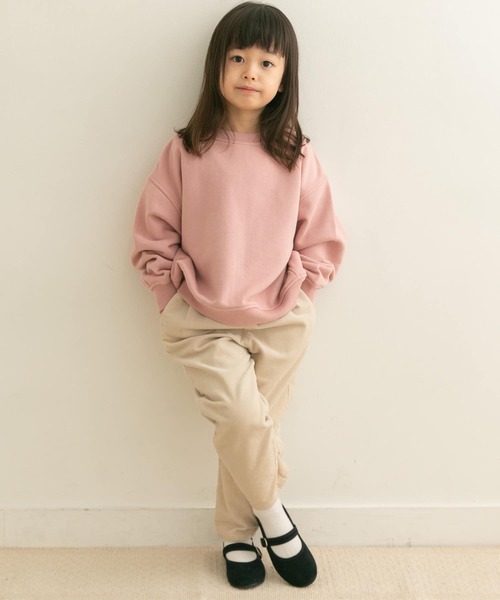 URBAN RESEARCH DOORS(アーバンリサーチドアーズ)の「『親子リンク』『UR TECH』裏毛スウェット(KIDS)(スウェット・キッズ・ピンク/ライトブルー・105/120/135)」の9枚目の写真