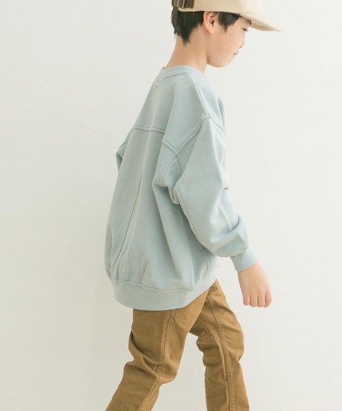 URBAN RESEARCH DOORS(アーバンリサーチドアーズ)の「『親子リンク』『UR TECH』裏毛スウェット(KIDS)(スウェット・キッズ・ピンク/ライトブルー・105/120/135)」の17枚目の写真