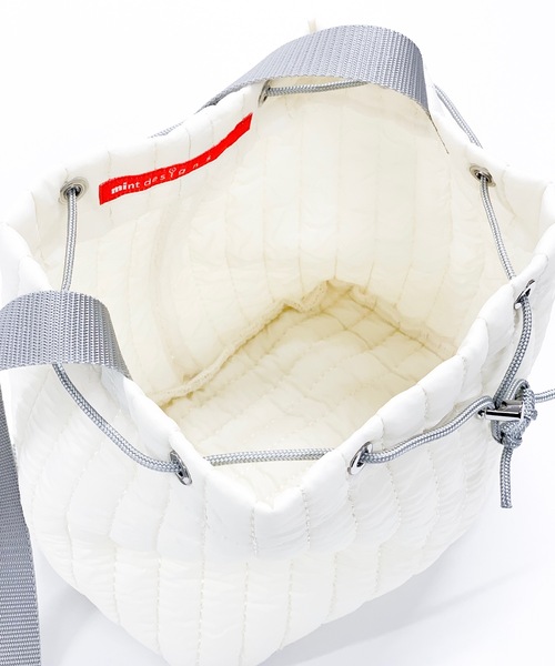 mintdesigns(ミントデザインズ)の「【SPECIAL ITEM】QUILTING BAG / キルティングバッグ(ショルダーバッグ・レディース・グレー系その他/ブラック/オフホワイト/ミント/カーキ/ネイビー・FREE)」の15枚目の写真