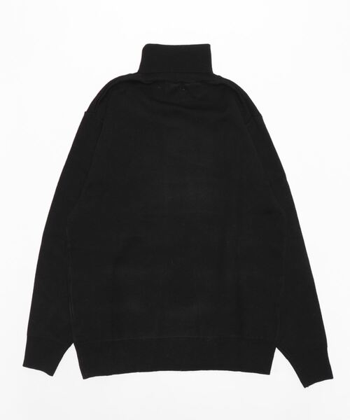 STYLEBLOCK(スタイルブロック)の「ソフトタッチWジャガード無地タートルネックセーター(ニット/セーター・メンズ・ブラック/ネイビー/グレー/チャコール/ワイン・L/M/LL)」の6枚目の写真