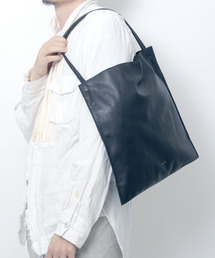 【YArKA/ヤーカ】real leather one shoulder tote bag [wam1]/リアルレザー ワンショルダー トート バッグ