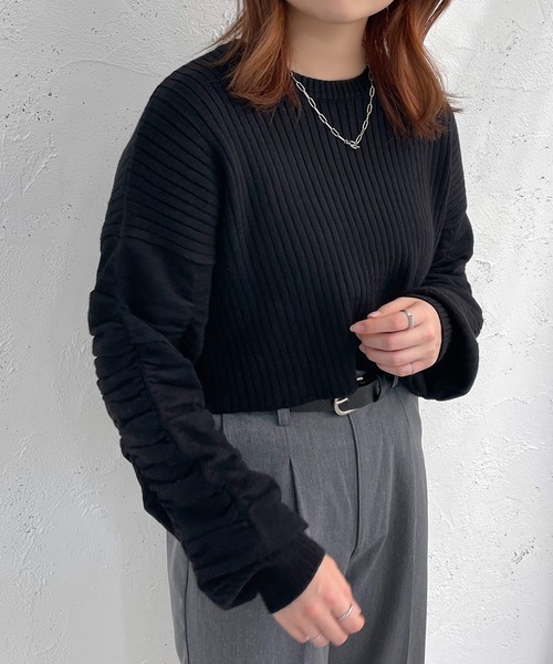 apres jour mignon（アプレジュールミニョン）の「アソートデザイントップス【ZOZOTOWN限定アイテム】（ニット/セーター・レディース・ブラック/アイボリー/その他・フリー/X-LARGE）」の14枚目の写真