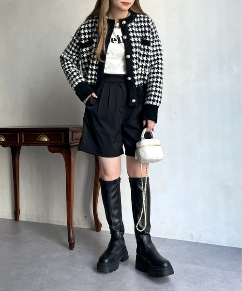 prose verse(プロズヴェール)の「タックショートパンツ(その他パンツ・レディース・ブラック・SMALL/MEDIUM/LARGE)」の19枚目の写真