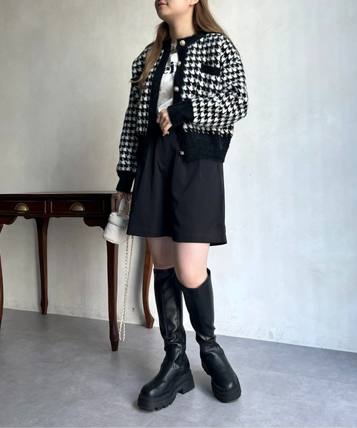 prose verse(プロズヴェール)の「タックショートパンツ(その他パンツ・レディース・ブラック・SMALL/MEDIUM/LARGE)」の7枚目の写真