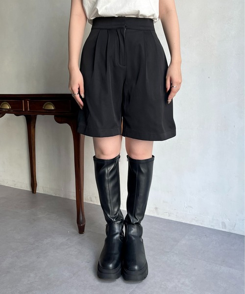 prose verse(プロズヴェール)の「タックショートパンツ(その他パンツ・レディース・ブラック・SMALL/MEDIUM/LARGE)」の20枚目の写真
