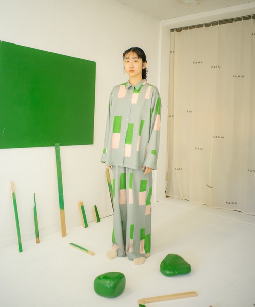 PAMM(パム)の「雰囲気のパンツ(その他パンツ・レディース・グレー/クリーム・M/L/S)」の2枚目の写真