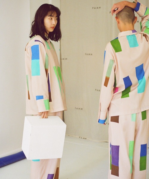 PAMM(パム)の「雰囲気のパンツ(その他パンツ・レディース・グレー/クリーム・M/L/S)」の1枚目の写真