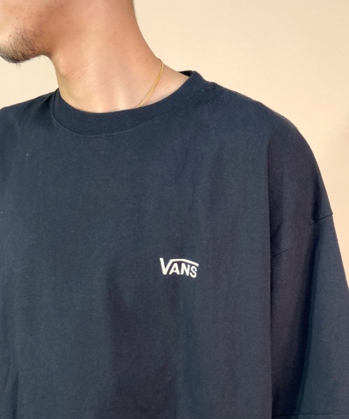 VANS(バンズ)の「【ムラサキスポーツ別注】VANS/バンズ バックプリントTシャツ オーバーサイズ/ヴィンテージ風 サークルロゴ/クルーネックTシャツ 123R1010823(Tシャツ/カットソー・メンズ・ブラック/グレー/ネイビー/ホワイト・M/XL/L)」の20枚目の写真
