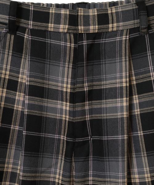 Candy Stripper（キャンディストリッパー）の「CND CHECK パンツ（その他パンツ・レディース・ブラック/パープル・2）」の4枚目の写真