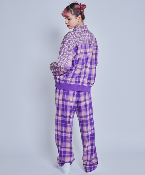 Candy Stripper（キャンディストリッパー）の「CND CHECK パンツ（その他パンツ・レディース・ブラック/パープル・2）」の16枚目の写真
