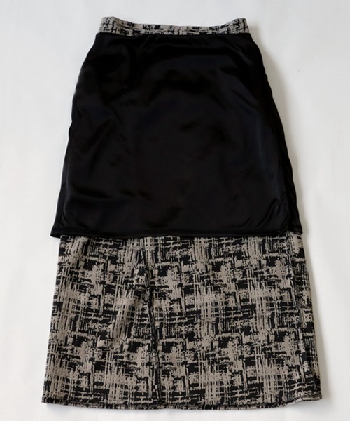 C0569S 未使用品 ROCHAS ジャガード スカート：40 C0569S 未使用品 ROCHAS ジャガード スカート：40