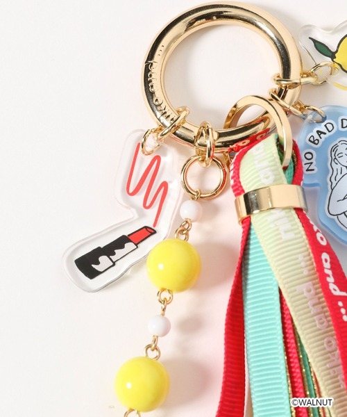 niko and...（ニコアンド）の「【WALNUT(ウォルナット)】コラボチャーム（キーケース/キーアクセサリー・レディース・イエロー/グリーン・0）」の5枚目の写真