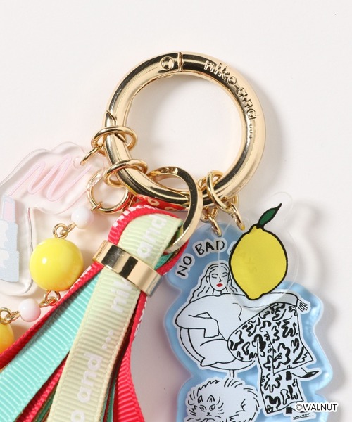 niko and...（ニコアンド）の「【WALNUT(ウォルナット)】コラボチャーム（キーケース/キーアクセサリー・レディース・イエロー/グリーン・0）」の7枚目の写真