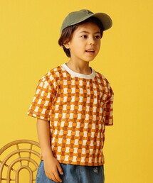 B:MING by BEAMS（ビーミングバイビームス）の「B:MING by BEAMS / 総柄プリント Tシャツ（100～140cm）（Tシャツ/カットソー）」