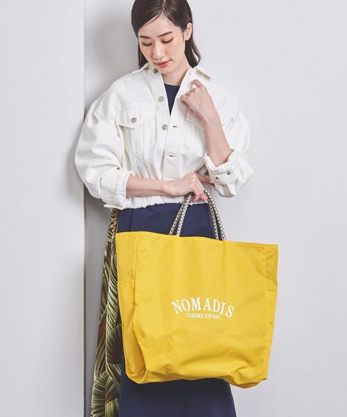 NOMADIS(ノマディス)の「【別注】<NOMADIS>SAC NY トートバッグ(トートバッグ・レディース・ライトグレー/イエロー/ネイビー・FREE)」の1枚目の写真